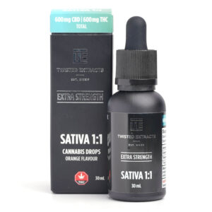 Buy 1200mg 1:1 Sativa Orange Drops (Twisted Extracts) online